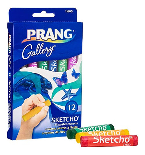 Crayones De Aceite Prang Sketcho, Palos Redondos, 2.5 X 0.5 