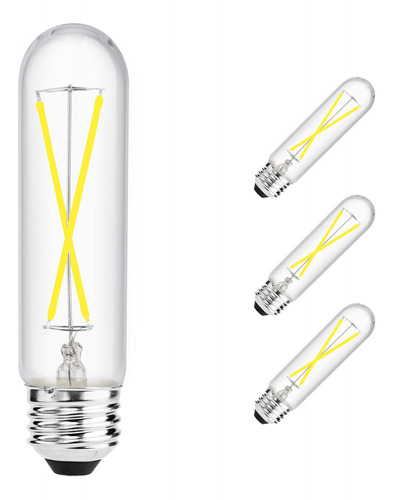 Yaoten Bombilla Led Edison T10 (t30) E26, Regulable, Luz Diu