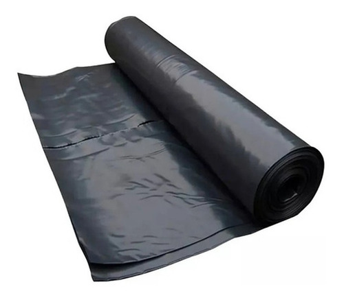Imagen 1 de 3 de Film De Polietileno Negro 2m X 50m (200 Micrones)