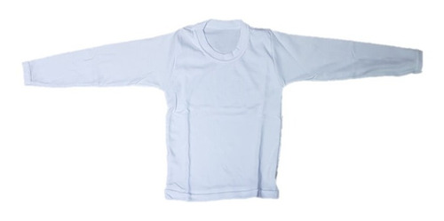 Imagen 6 de 7 de Pack 3 Camisetas Blancas Niño 100% Algodón Manga Larga