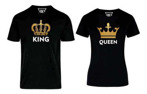  Playeras Para Parejas King & Queen El Y Ella