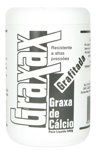 Graxa Calcio Grafitada 500g Uso Geral