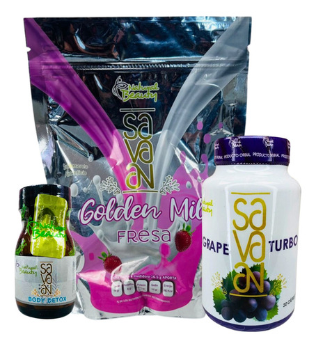Paquete Especial | Grape Turbo + Golden Milk + Body Detox