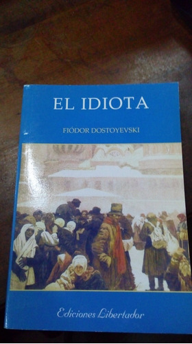 Libro El Idiota   Dostoyevski
