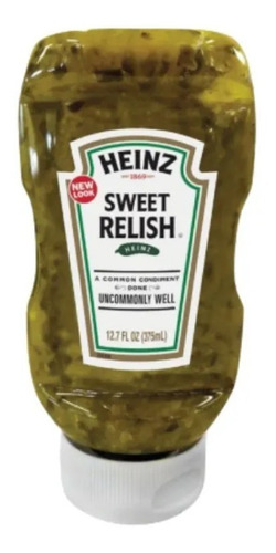 Aderezo Sweet Relish Heinz Pet 375 Ml Original Usa