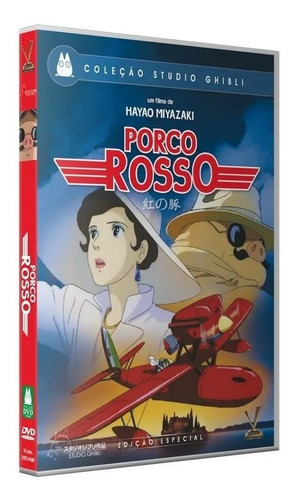 Dvd Porco Rosso Ghibli Original / Lacrado/dublado/muito Raro