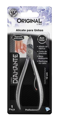 Imagem 1 de 2 de Alicate Para Unhas Profissional Linha Diamante