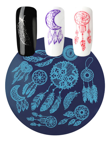 Conjunto De Raspadores Stamp Plate Stamper French Nail Art N