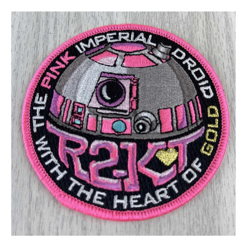 Parche Bordado R2kt The Pink Imperial Droid