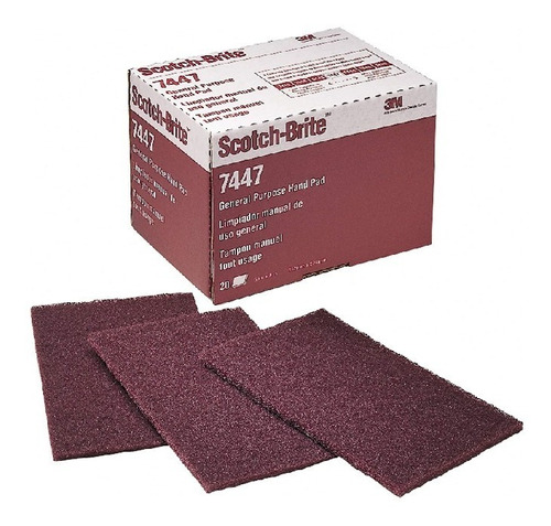 Esponja Abrasiva Scotch-brite Vinotinto (152 Mm X 228 Mm) 3m