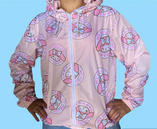Chaqueta Rompevientos Estampada