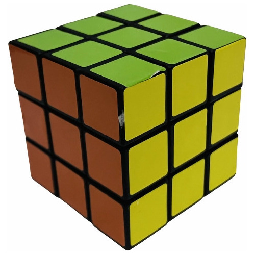 Cubo Magico Grande 3 X 3 Tipo Rubik 6cm En Bolsa X 6 Unid