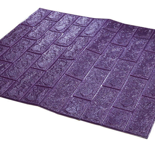 Revestimiento Adhesivo Para Pared 70 X 77 Violeta