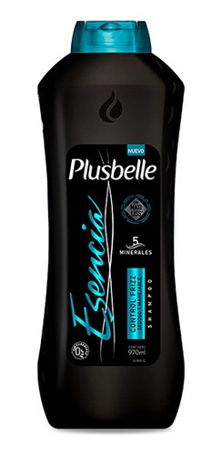 Imagen 1 de 5 de Shampoo Plusbelle Control Frizz Sedoso Y Manejable X1u