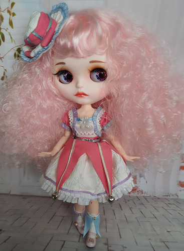 Muñeca Blythe Tbl Nueva 4 Colores Ojos Cristal Videri #001