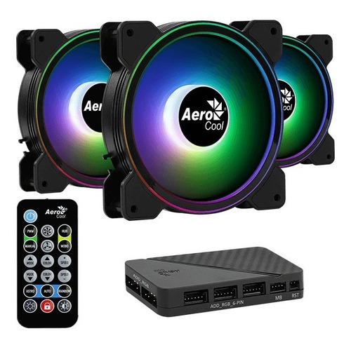 Kit De Ventiladores Aerocool Saturn 12f Pro Argb