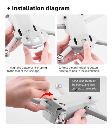 Marco Protector De Hebilla Para Batería Dji Mini 3 Pro/mini