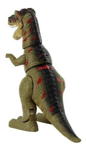 Dinossauro de Brinquedo Tiranossauro Rex - Emite Som e Luz com