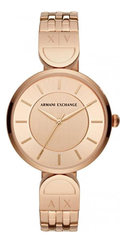 Reloj Armani Exchange Dorado Rosado Mod. Ax5328