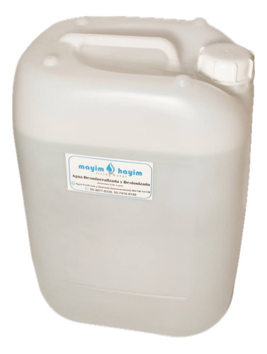 Agua Bi Destilada Desmineralizada Desionizada 40 Litros