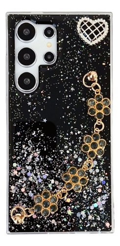 Para Samsung S25u/s23/s22/n20/a54/s10 Funda Brillo C/amor