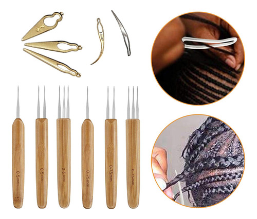 11 Piezas Dreadlocks Tool 6 Piezas Dreadlocks Crochet 1