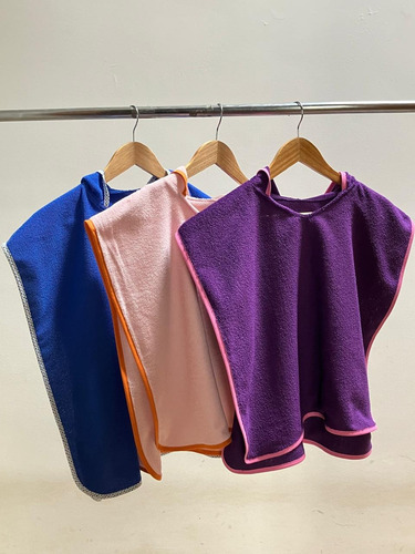 Ponchos De Toalla Para La Playa O Pileta