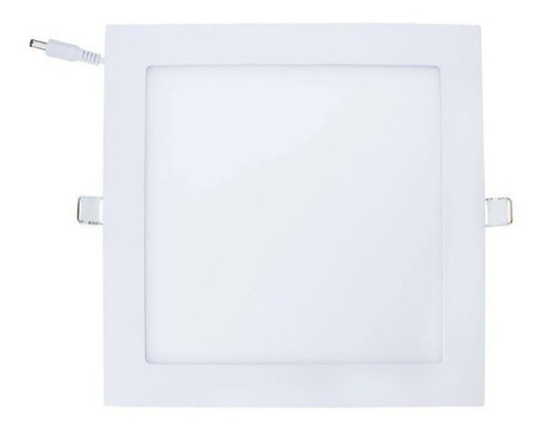 Plafon Painel Led Pop 18w Embutir Quadrado Branco Frio 6500K Bivolt 22x22 Avant