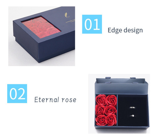 Joyería De Rosas Para Regalo, Rosas Eternas Reales Hechas A
