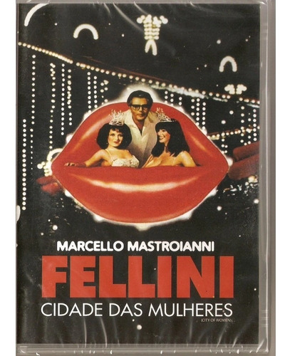 Dvd - Cidade Das Mulheres ( Fellini)  Marcello Mastroianni 