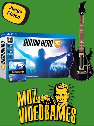 Guitar Hero Live - Ps4 - Incluye Guitarra! - Mdz Videogames