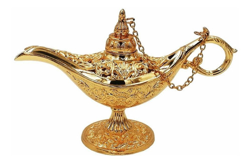 Vintage Legend Aladdin   Genie Lamp  L Tallado Wishing ...
