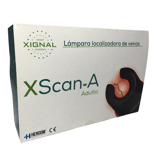 Imagen 2 de 6 de Lampara Localizador De Venas Adulto Xignal Hergom Xscan- A