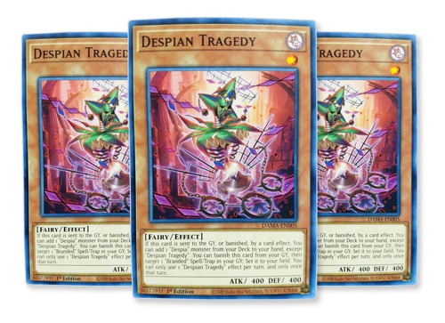 Yugi-oh! Despian Tragedy Dama-en005 Comun