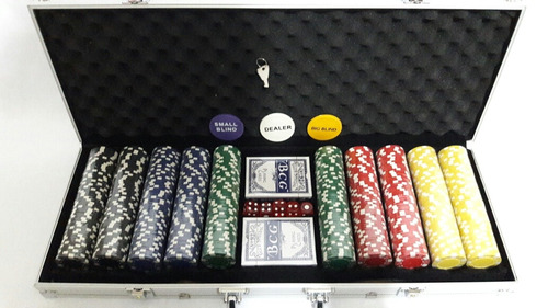 Maletin De Poker 500 Fichas Originales De 11.5g 
