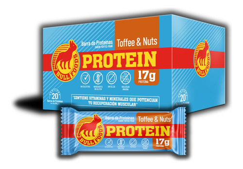 Barras De Proteína Suplemento Whey Protein Bull Foods