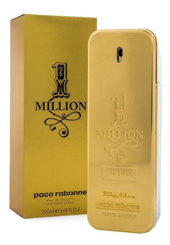 Loción One Million 200 Ml Edt Spray Paco Rabanne Original