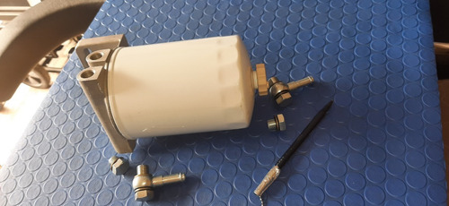 Base Filtro Combustible Trampa Agua Motor 6 Cilindros Diesel