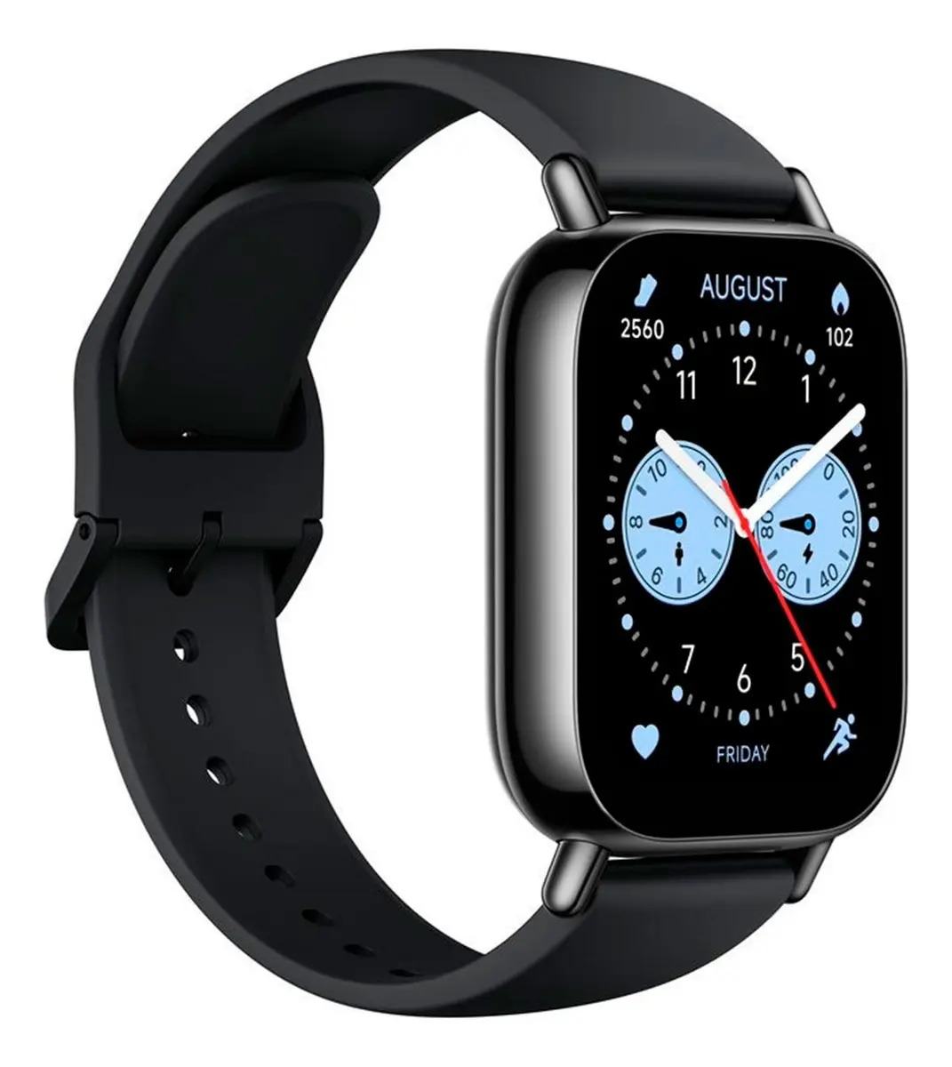 Relógio Smartwatch Redmi Watch 5 Lite Com Gps Caixa Black Pulseira Preto