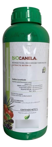 Biocanela Bioinsecticida Bioacaricida Y Biofungicida 1l 12p
