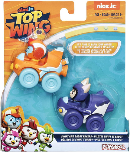 Top Wing Swift Y Baddy Pilotos 6cm Hasbro Playskool Nick Jr.