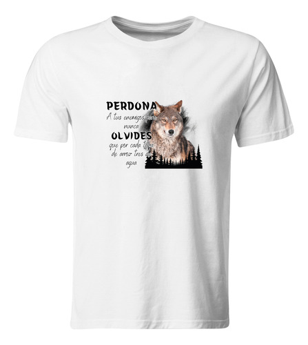 Playera Individual Lk725. Frase Meme Lobo Arroz Solitario