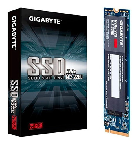 Disco Solido Ssd 256gb Gigabyte M.2 Pcie 3.0 X4 Nvme Pc Ntb
