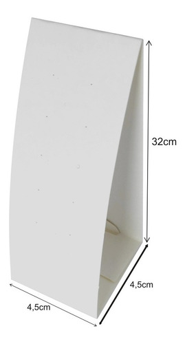 Imagen 2 de 6 de Soporte Para Aros Bij4 X 10u Packaging Blanco Madera