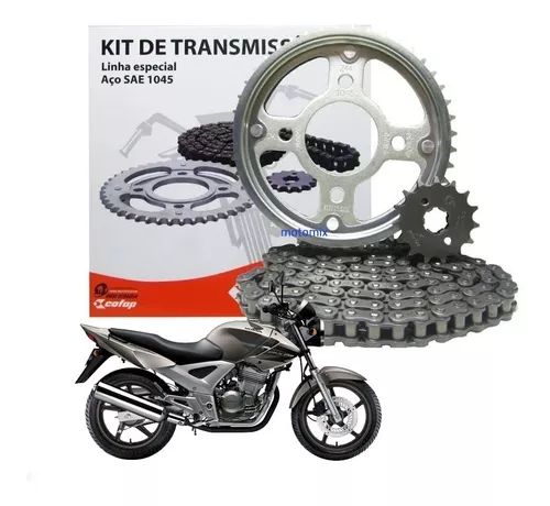 Kit Relação Cbx 250 Twister 2001 A 2008 Cofap Original Compl