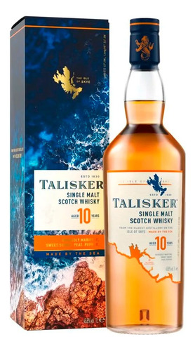 Whisky Single Malt Talisker 10 Anos 1l