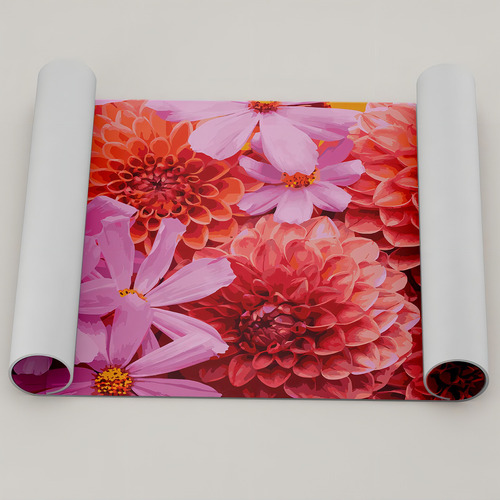 Kit Pintura Terapêutica - Flores - Tintas E Pincéis