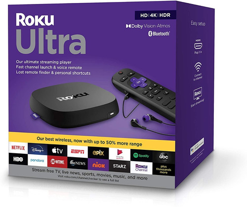 Roku Ultra 2020 | Reproductor Multimedia De Streaming Hd/4k