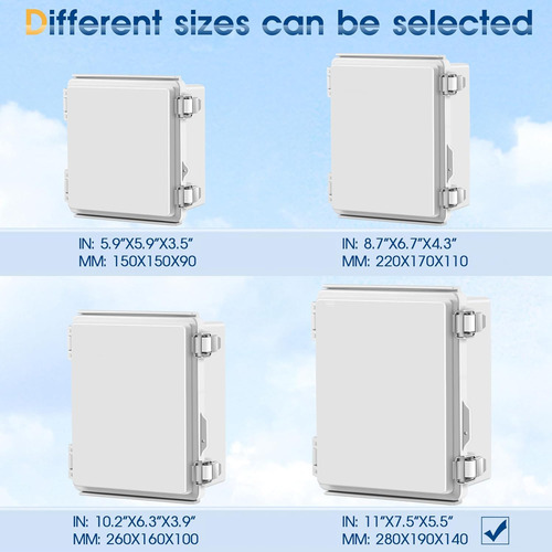 Projeto Externo Impermeável Abs Junction Box Ip67 À Prova De