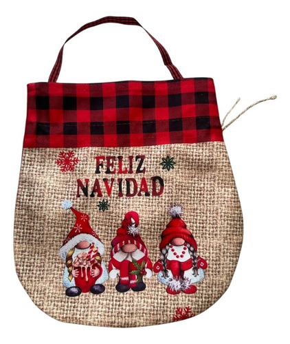 Saco Y Bolsa Multiusos Para Dulces, De Regalo De Navidad